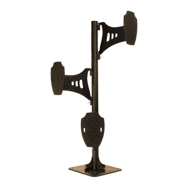 Skull Hooker Trophy Tree Shoulder Pedestal Mount Brown SKH-STTSM-BRN